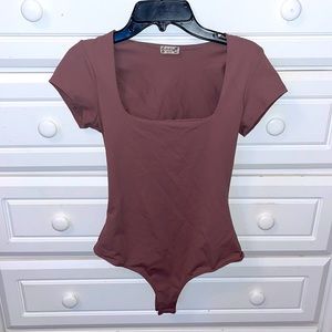 FREE PEOPLE STRETCH SQUARE NECK BODYSUIT